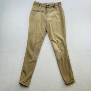 Devon Aire Riding Pants Womens 26R‎ Brown Breeches Equestrian Horse Ladies